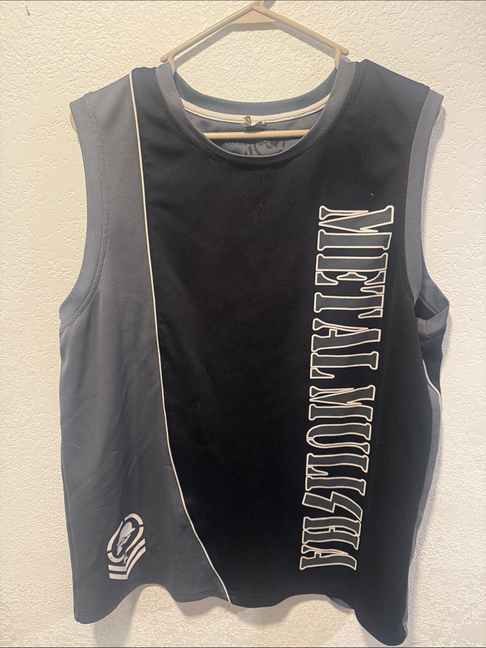 Metal Mulisha Black and Gray Sleeveless Jersey